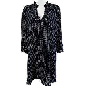 h and m black long sleeve dress H & M BLACK MAXI DRESS W/ PEARL DETAILS LONG SLEEVE SIZE L NWT